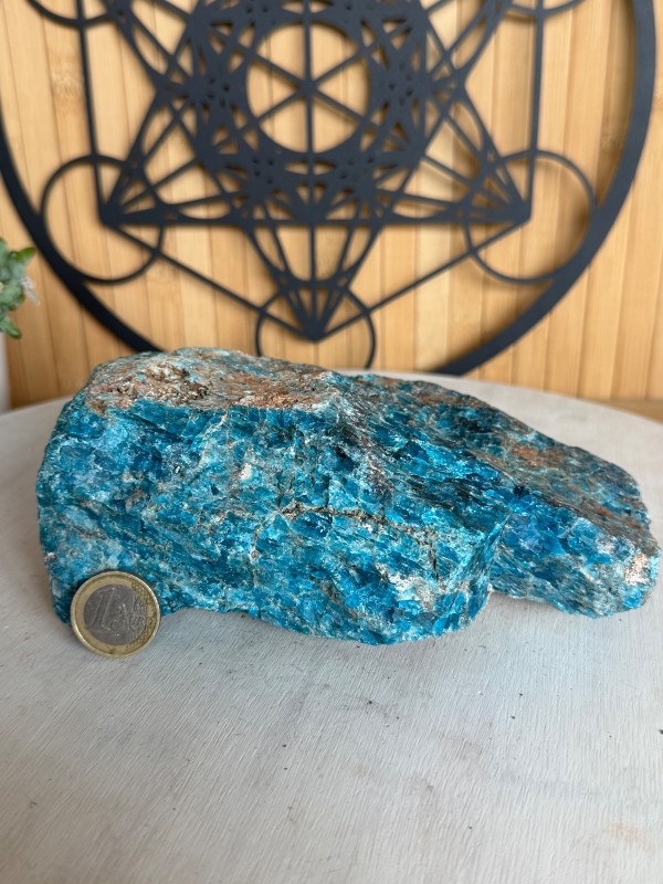 Apatite bleue brute (1.72kg)
