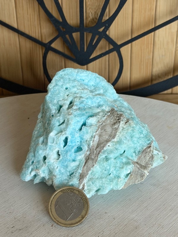 Aragonite bleue brute (0.254kg)
