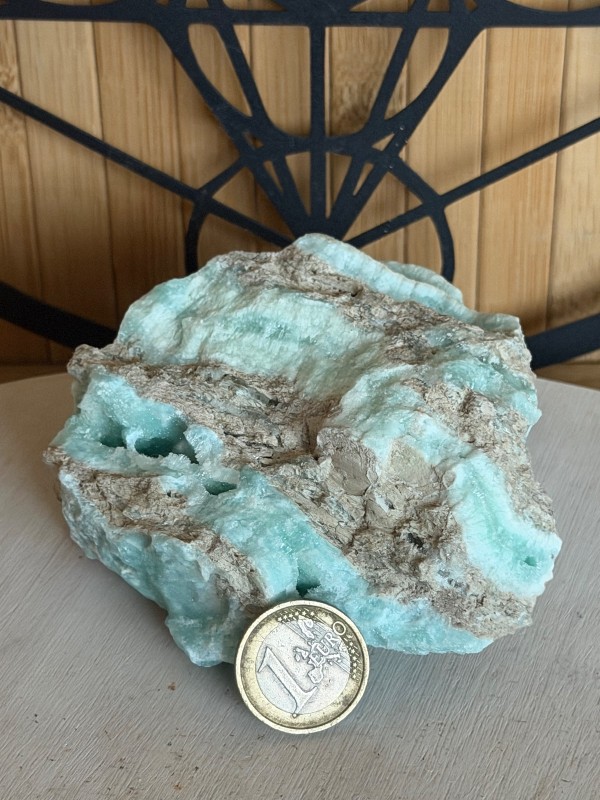 Aragonite bleue brute (0.385kg)