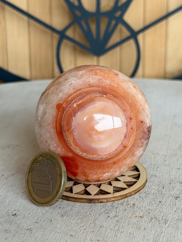 Sphère en cornaline (0.194kg)