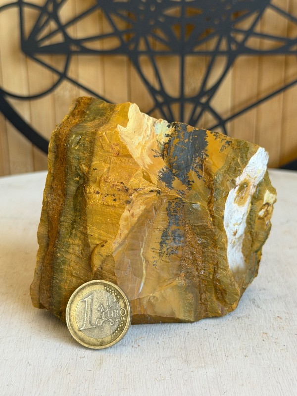 Jaspe jaune, Afrique du Sud, 0,476 kg