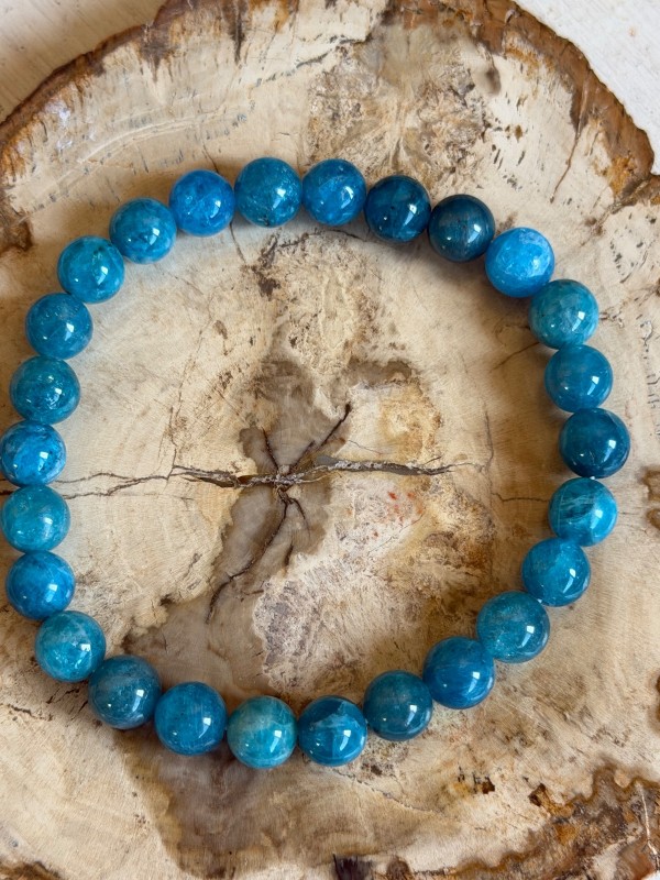 Bracelet en apatite bleue, Madagascar, 0,02 kg