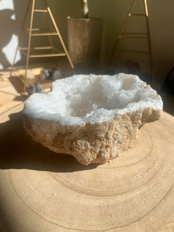 Géode de quartz (1,24 Kg)