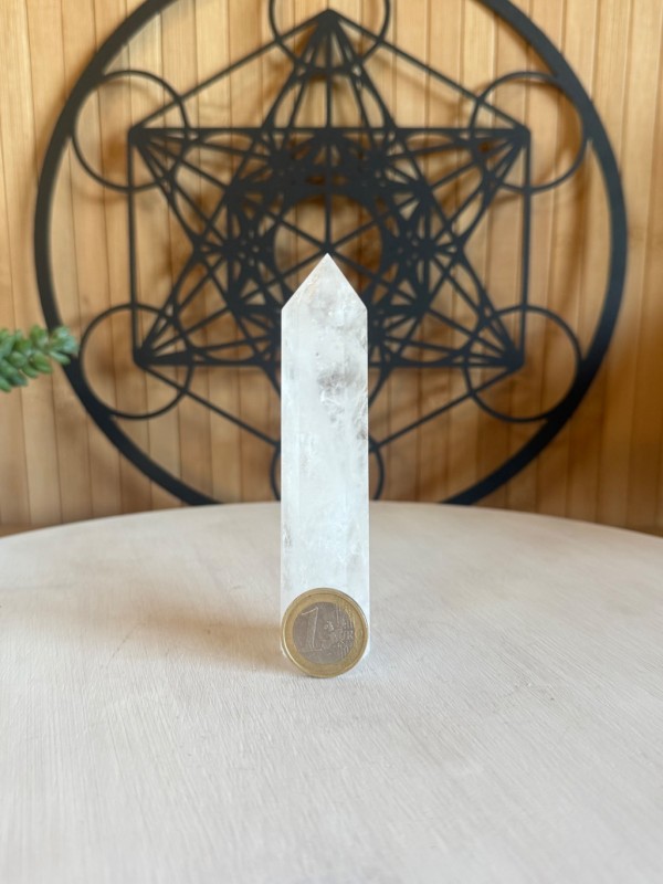 Pointe de cristal de roche (0.095kg)