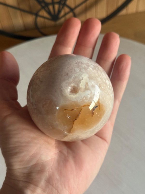 Sphère améthyste rose (0.44kg)