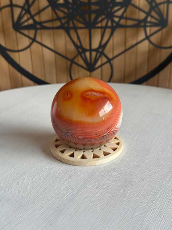 Sphère en cornaline (0.25kg)