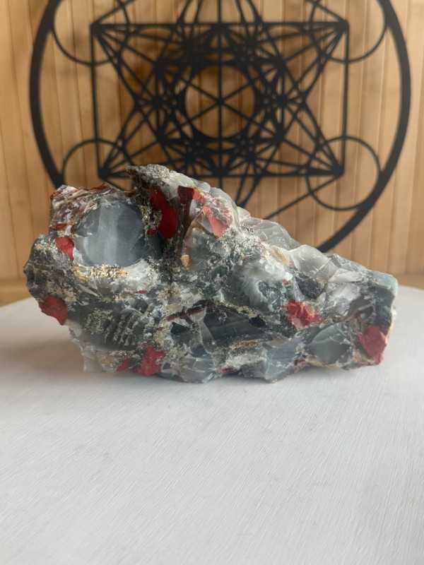 Jaspe héliotrope (1.18kg)