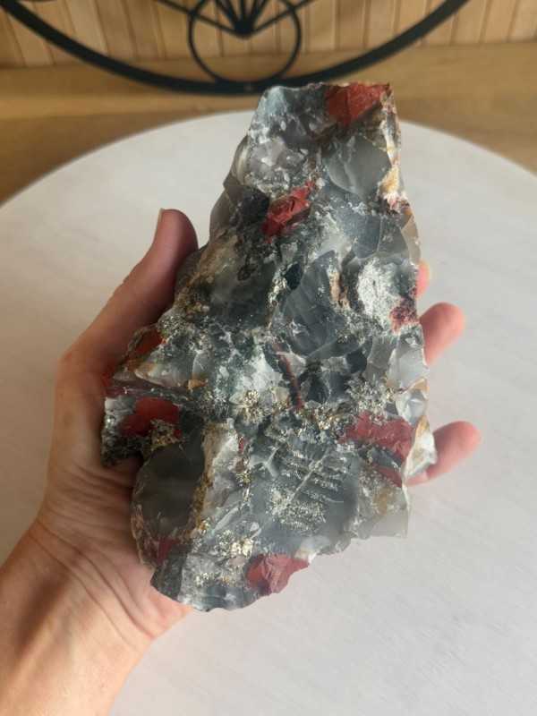 Jaspe héliotrope (1.18kg)