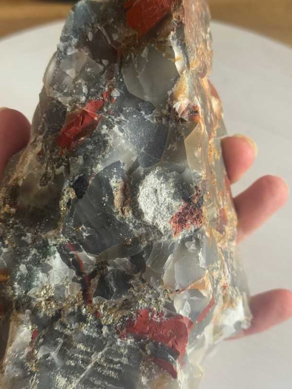 Jaspe héliotrope (1.18kg)