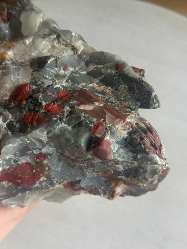 Jaspe héliotrope (1.18kg)