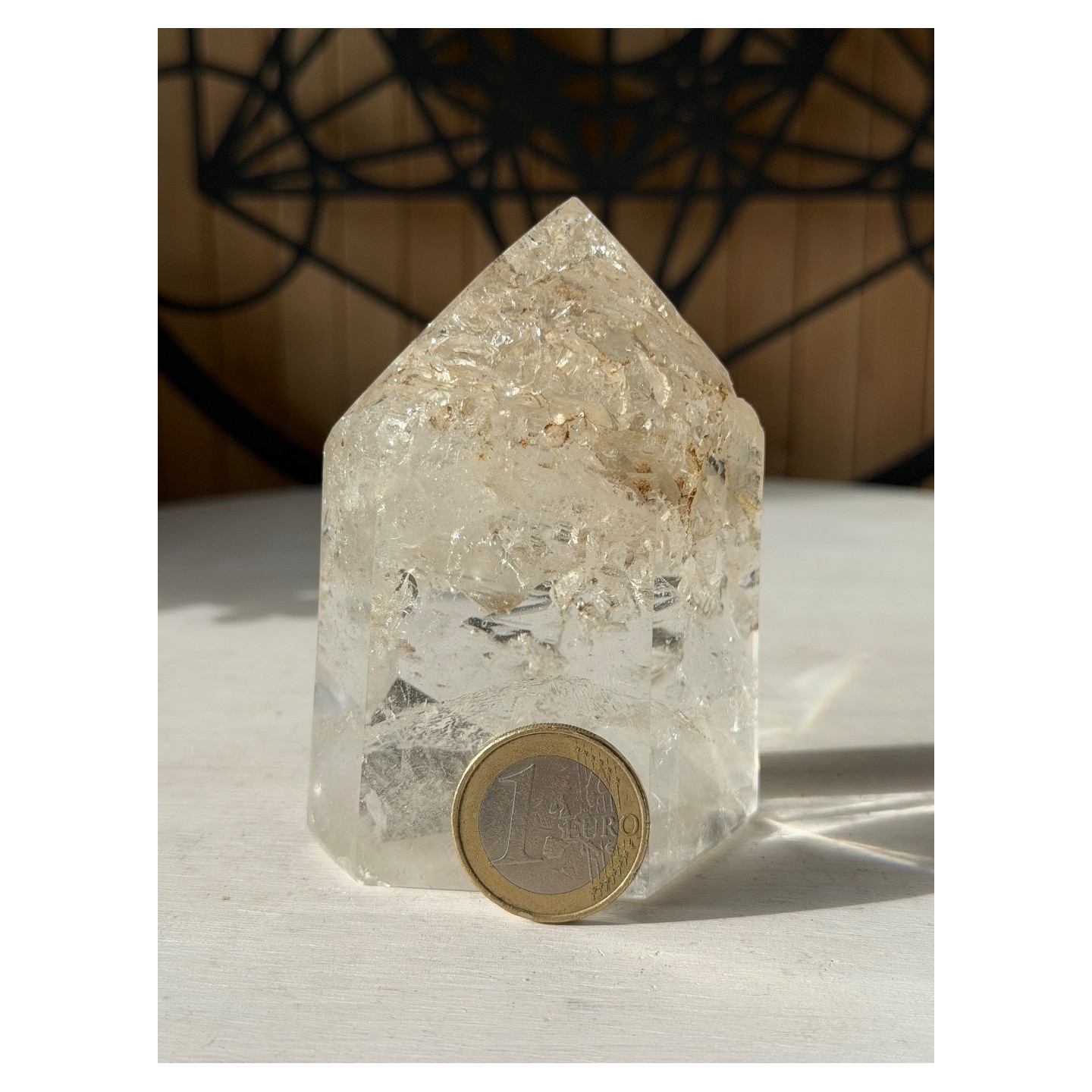 Pointe de quartz à fenêtres (0.262kg)