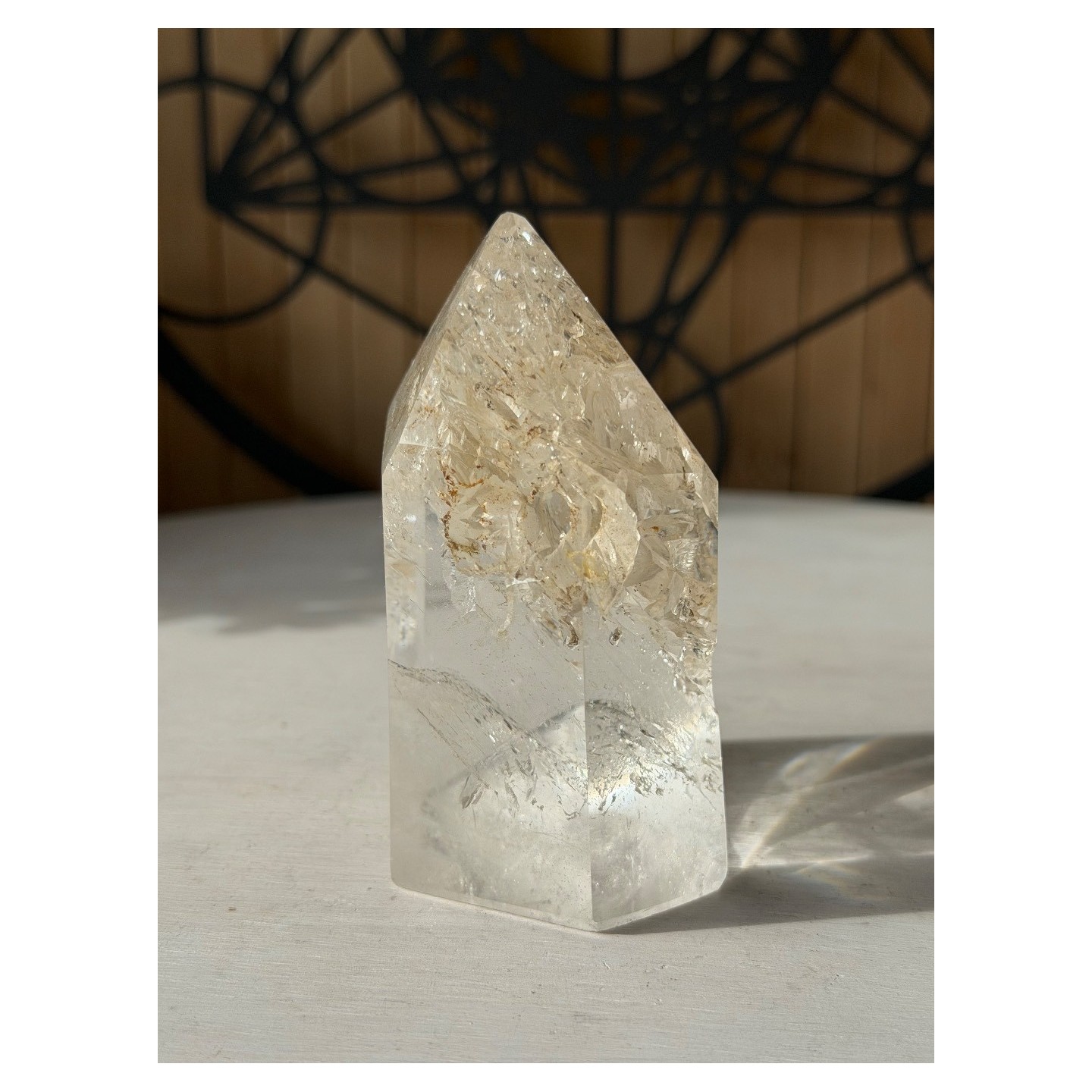 Pointe de quartz à fenêtres (0.262kg)