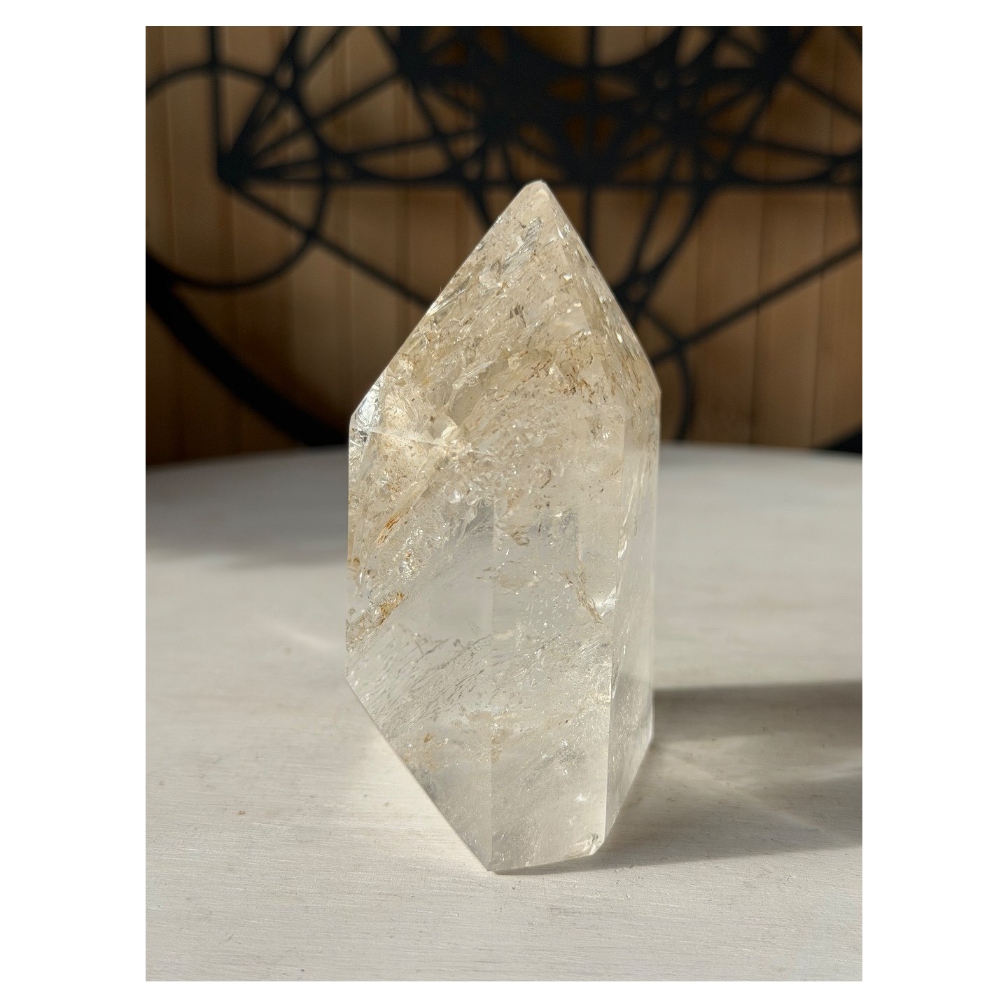 Pointe de quartz à fenêtres (0.262kg)