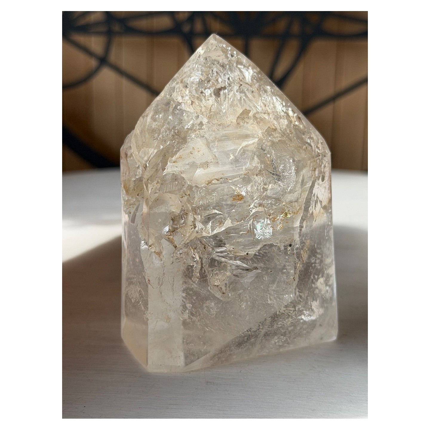 Pointe de quartz à fenêtres (0.262kg)