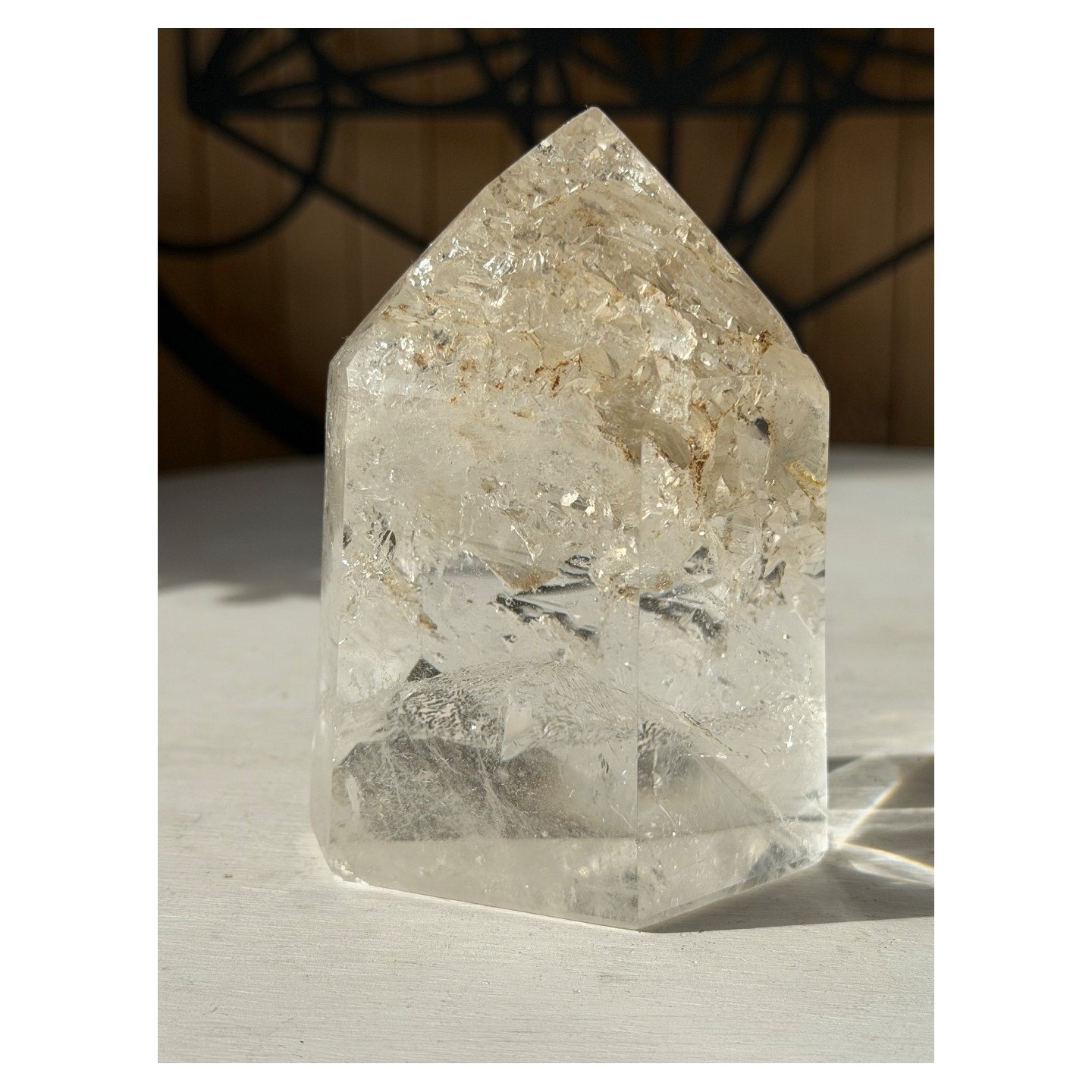 Pointe de quartz à fenêtres (0.262kg)