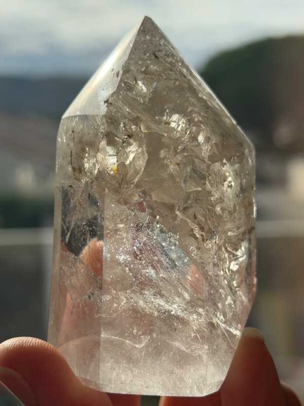 Pointe de quartz à fenêtres (0.262kg)