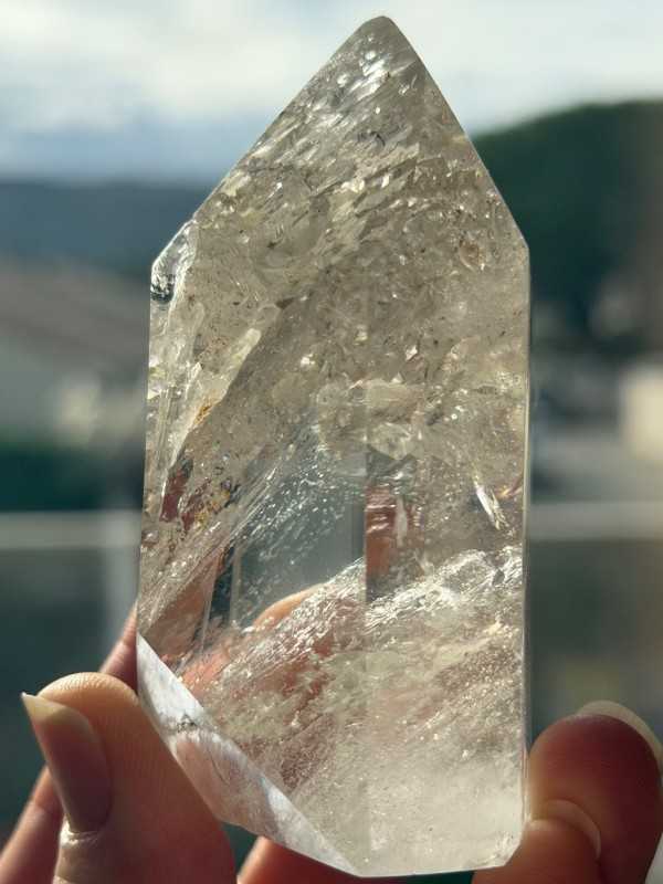 Pointe de quartz à fenêtres (0.262kg)