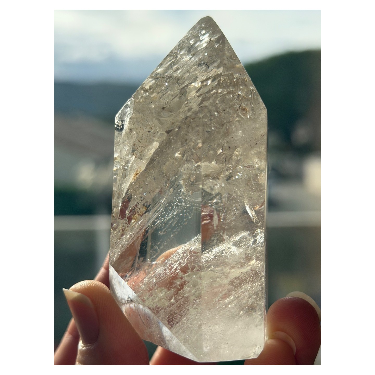 Pointe de quartz à fenêtres (0.262kg)