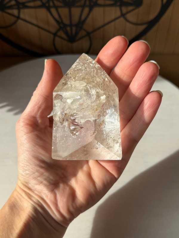 Pointe de quartz à fenêtres (0.262kg)