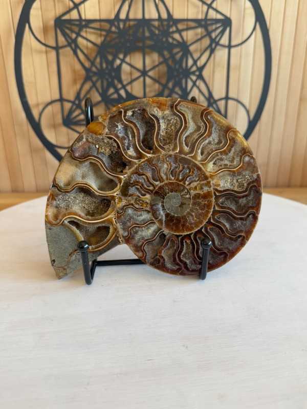 Support minéraux - petit modèle noir