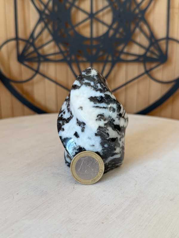 Flamme en jaspe zebré (0.27kg)