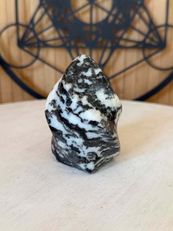 Flamme en jaspe zebré (0.27kg)