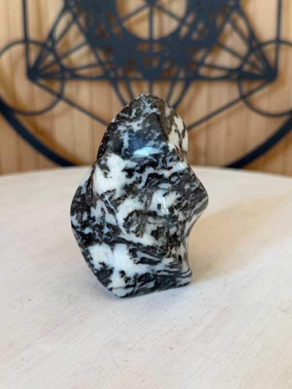 Flamme en jaspe zebré (0.27kg)