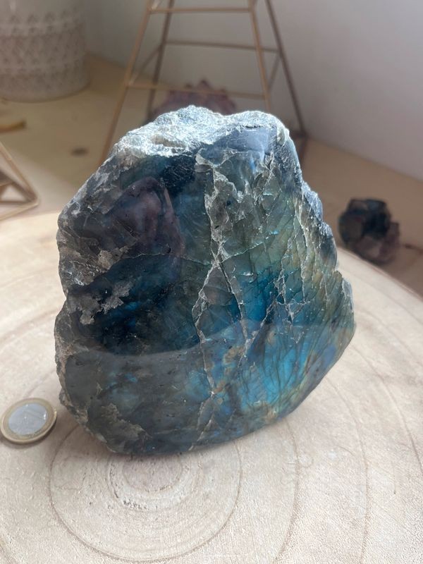 Labradorite une face polie (1,31 Kg)