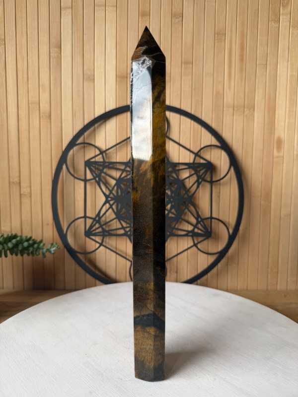 Pointe en œil de tigre (0.577kg)