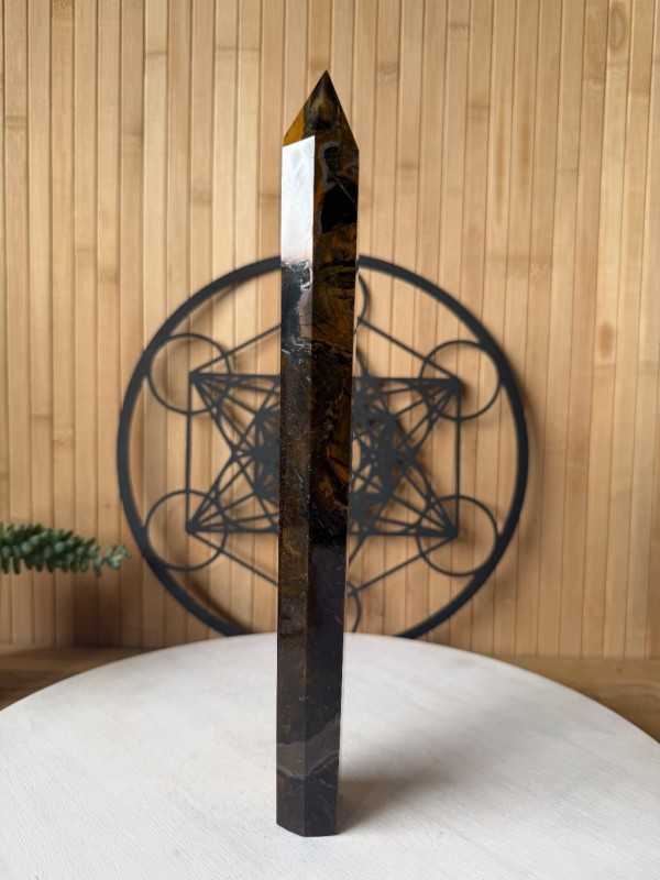 Pointe en œil de tigre (0.577kg)