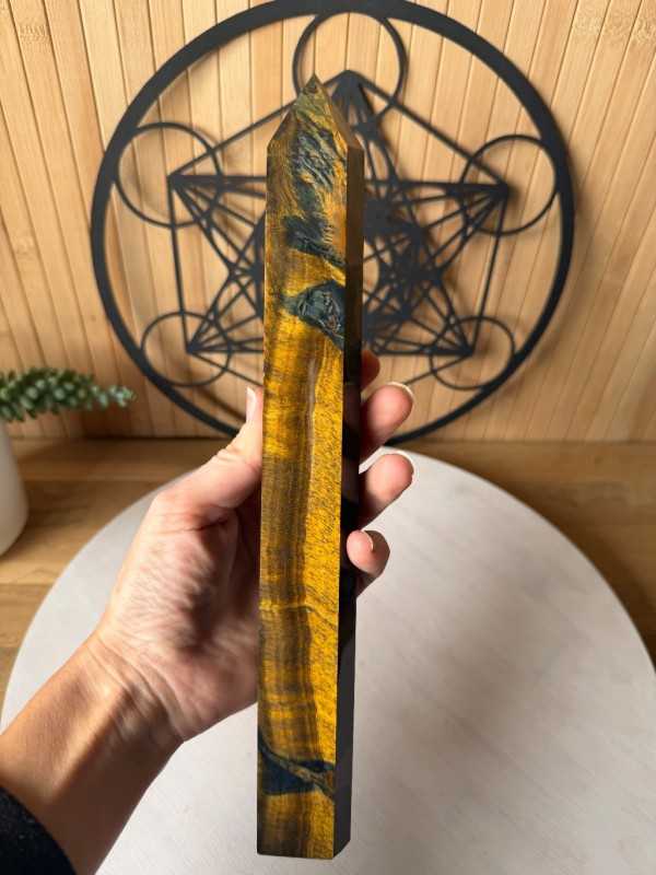 Pointe en œil de tigre (0.577kg)