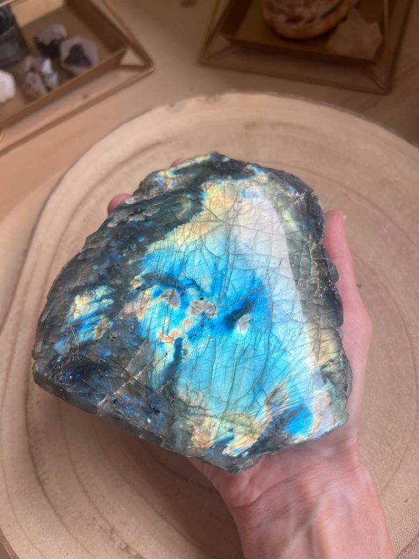 Labradorite une face polie (1,31 Kg)