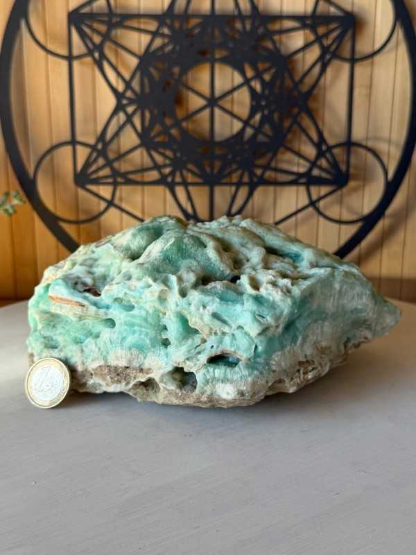Aragonite bleue brute (2.14kg)