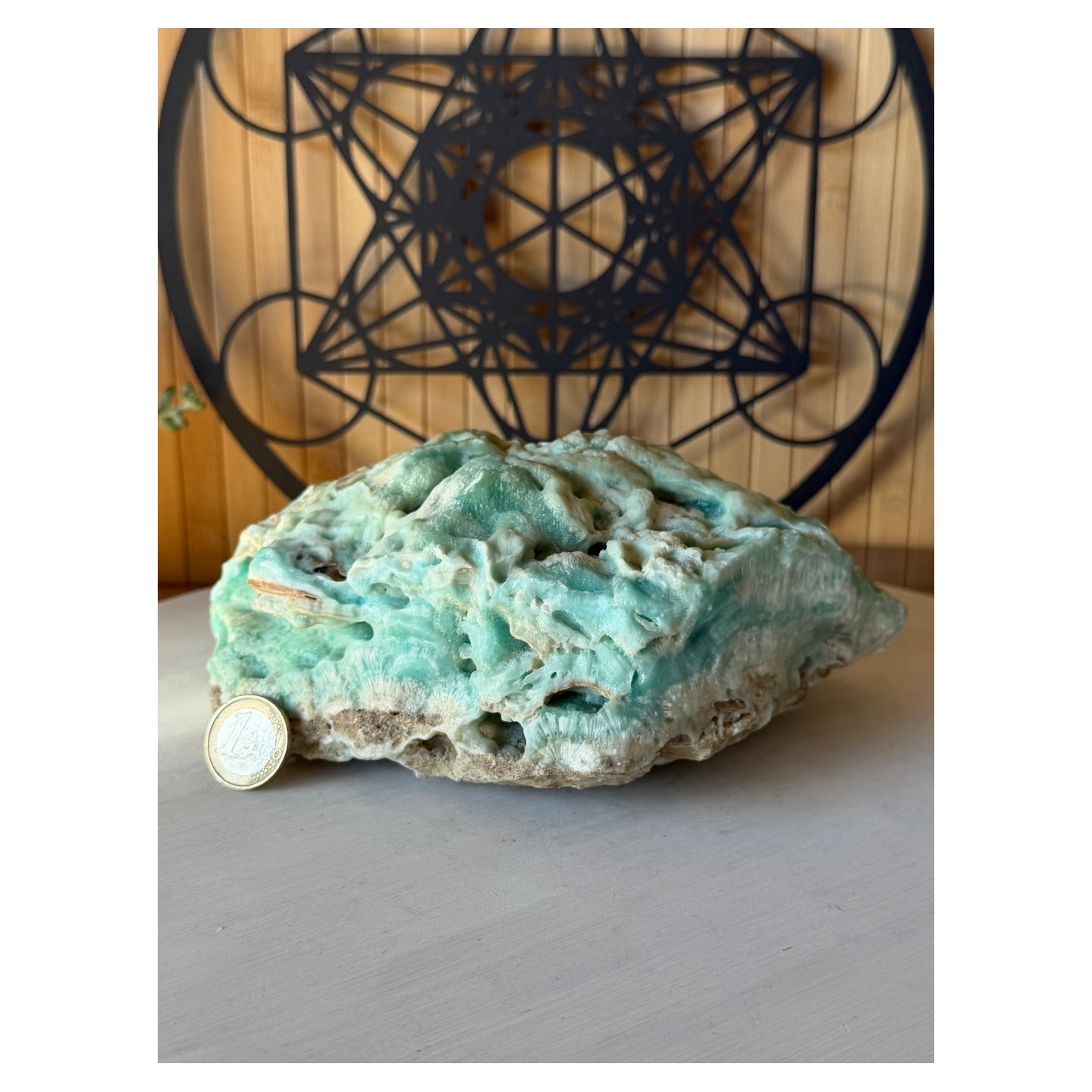 Aragonite bleue brute (2.14kg)