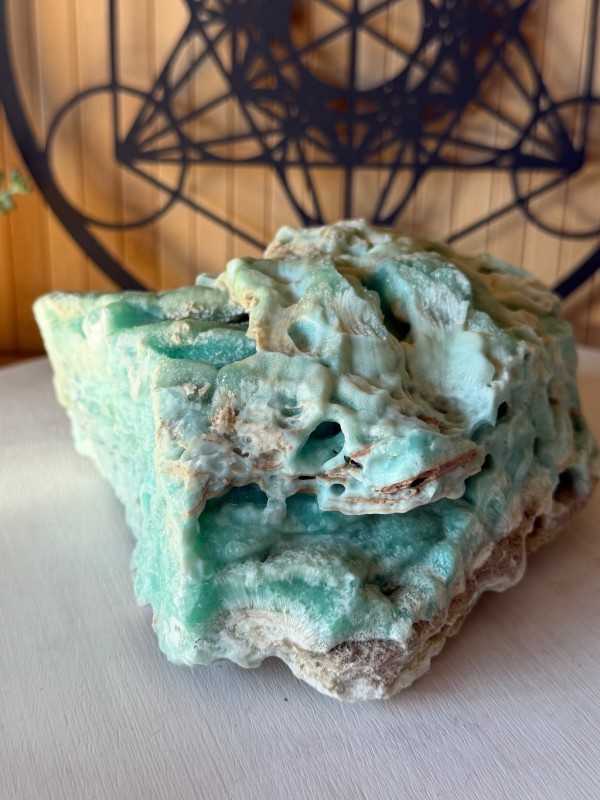 Aragonite bleue brute (2.14kg)