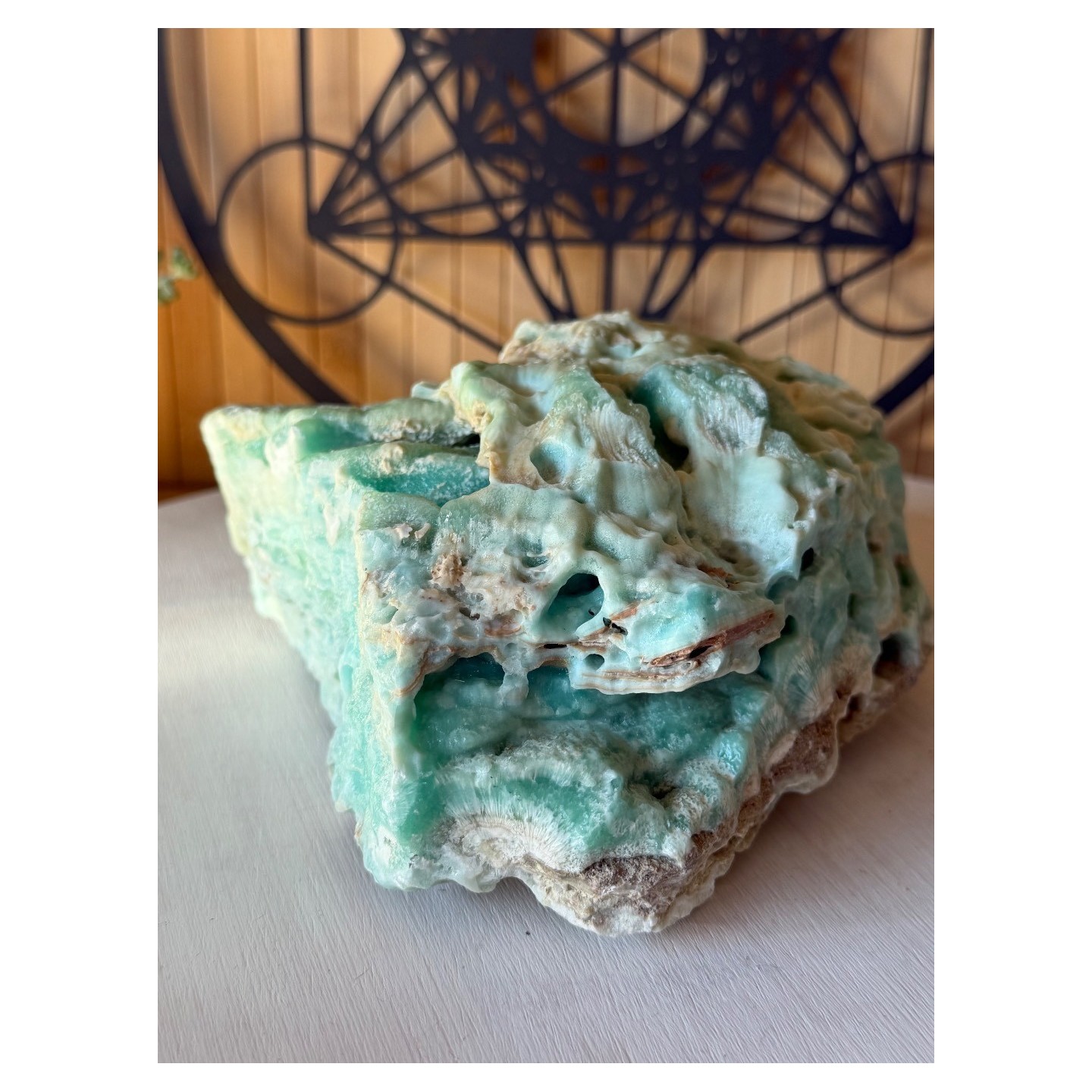Aragonite bleue brute (2.14kg)