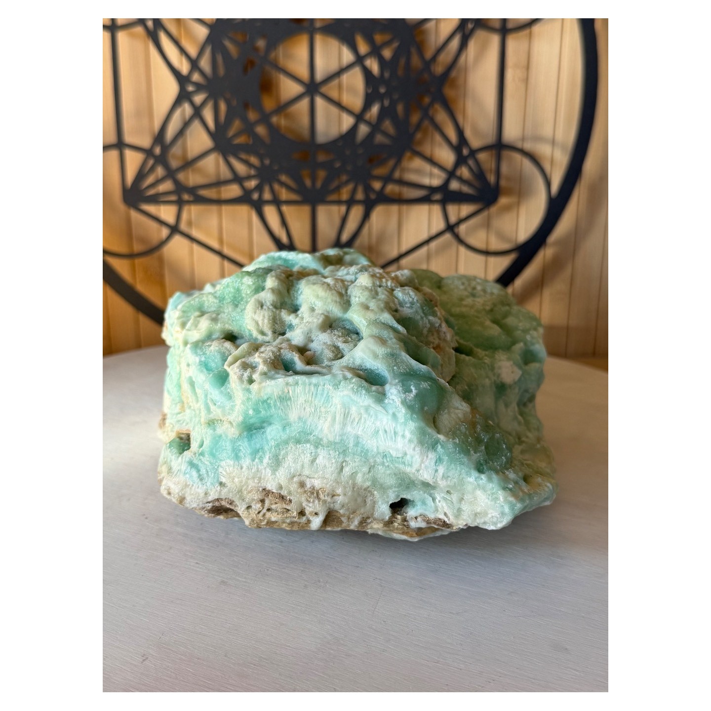 Aragonite bleue brute (2.14kg)