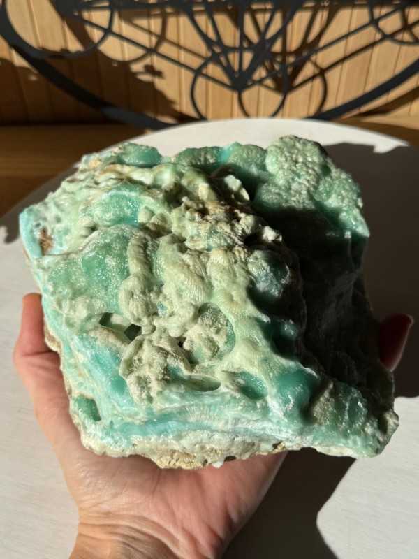 Aragonite bleue brute (2.14kg)