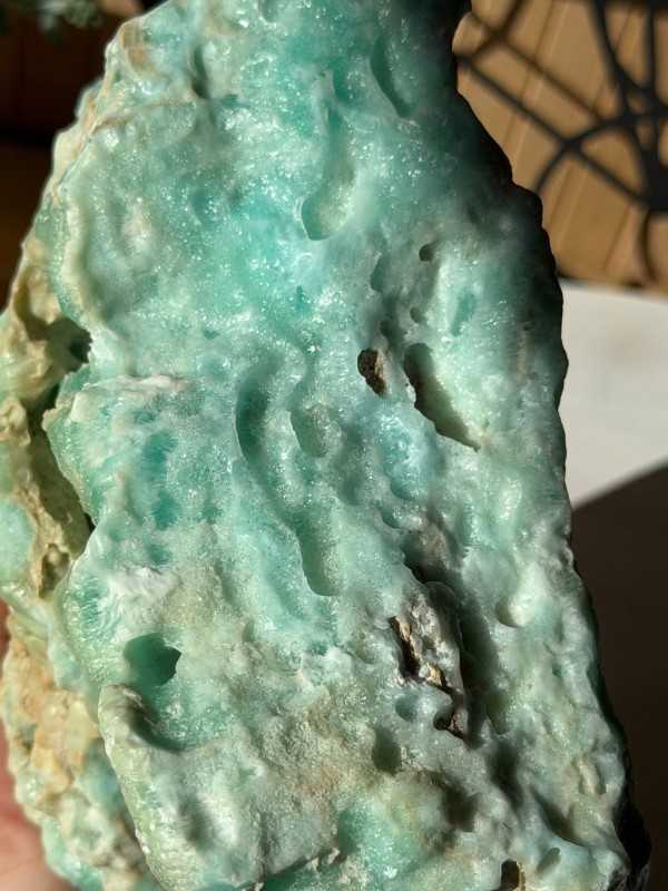 Aragonite bleue brute (2.14kg)
