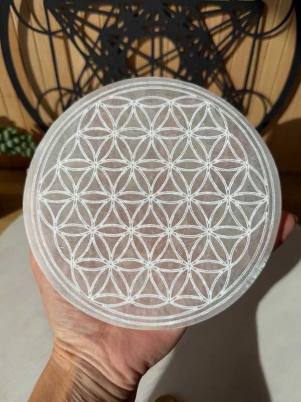 Disque en sélénite (0.538kg)