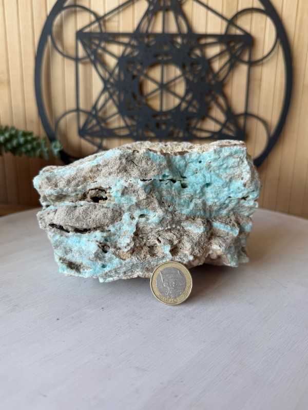 Aragonite bleue (1.395kg)