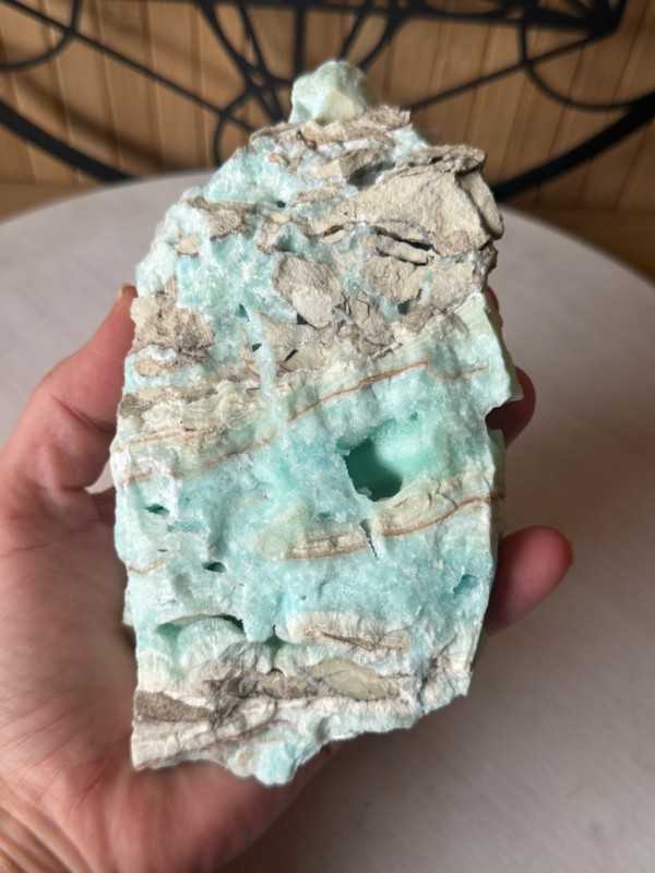 Aragonite bleue (0.585kg)