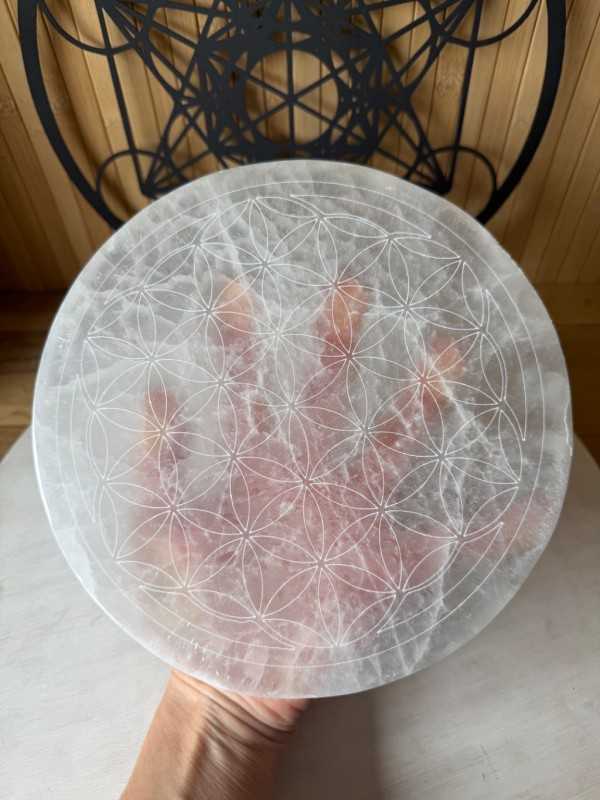 Disque en sélénite (1.15kg)