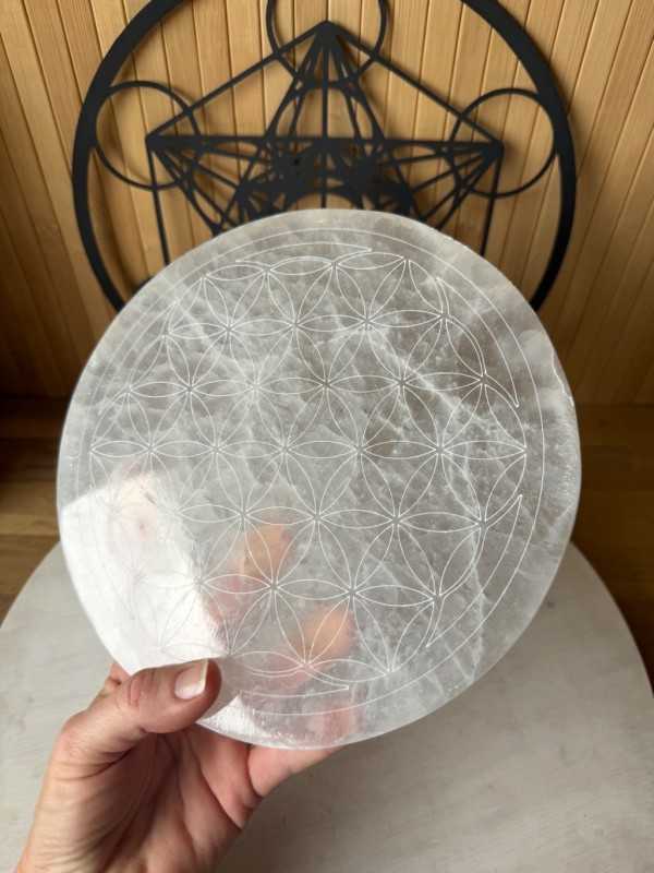 Disque en sélénite (1.15kg)