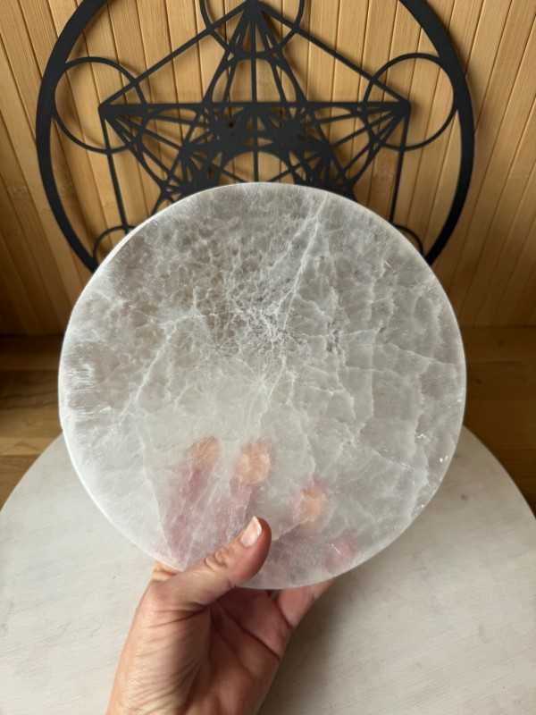 Disque en sélénite (1.15kg)