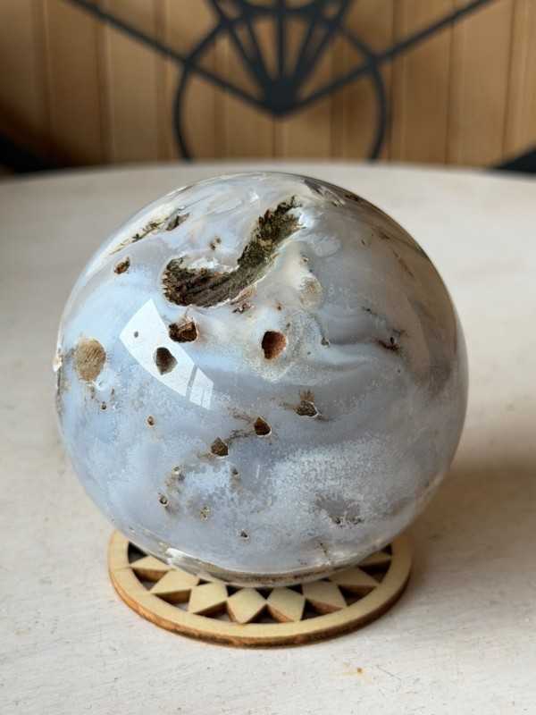 Sphère en agate (0.355kg)