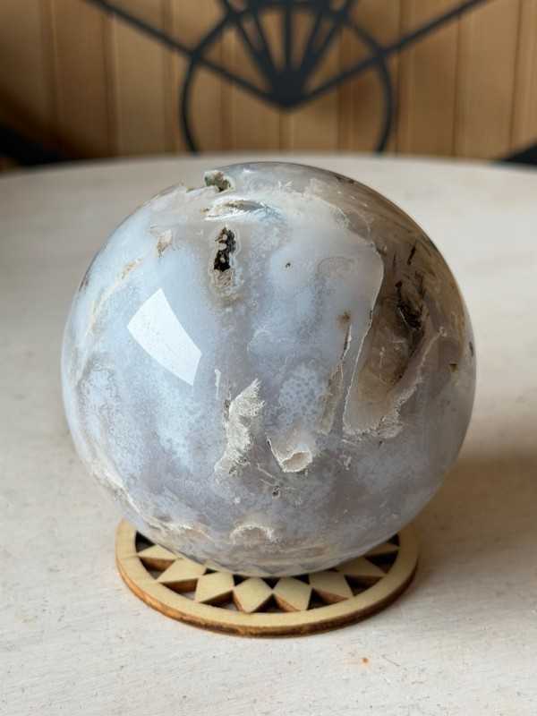 Sphère en agate (0.355kg)