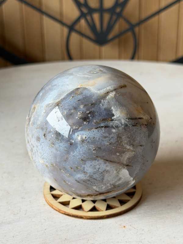 Sphère en agate (0.355kg)