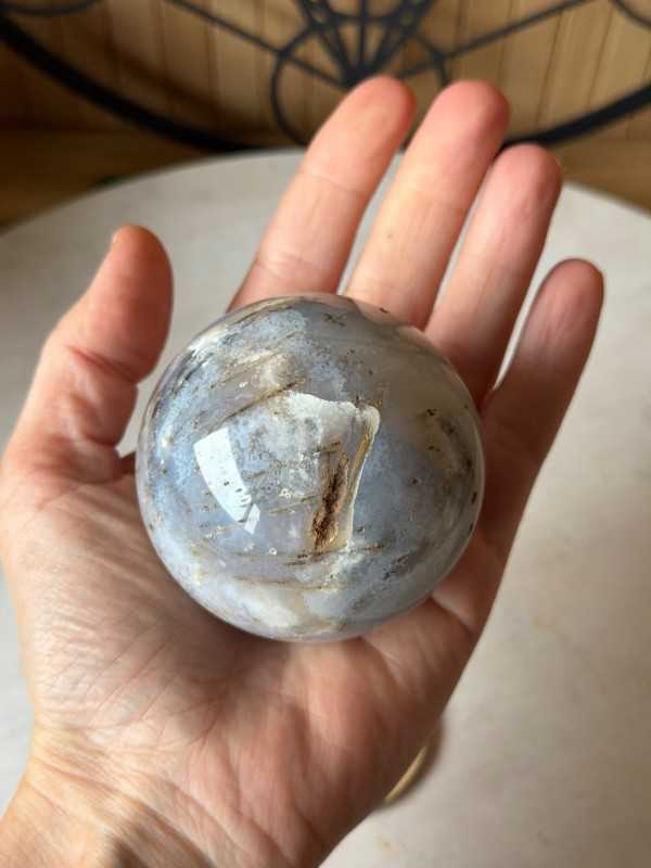 Sphère en agate (0.355kg)