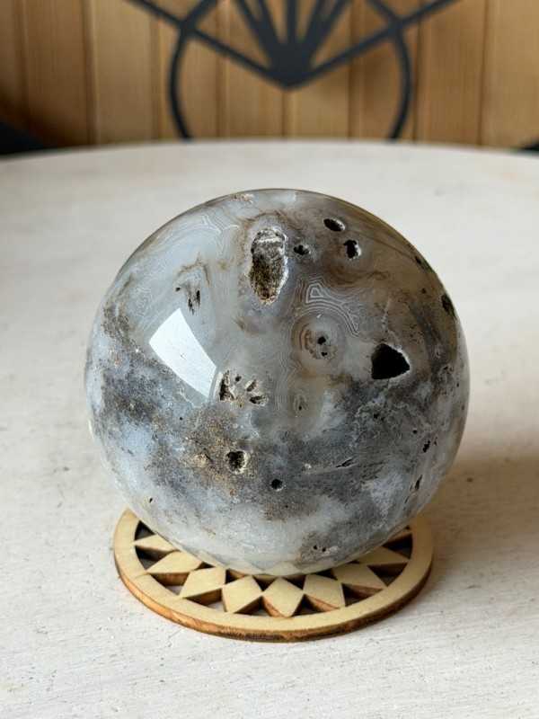 Sphère en agate (0.25kg)